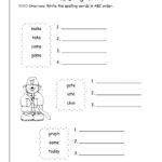 38 Alphabetical Order Worksheets | Kittybabylove Pertaining To Alphabet Order Worksheets Free