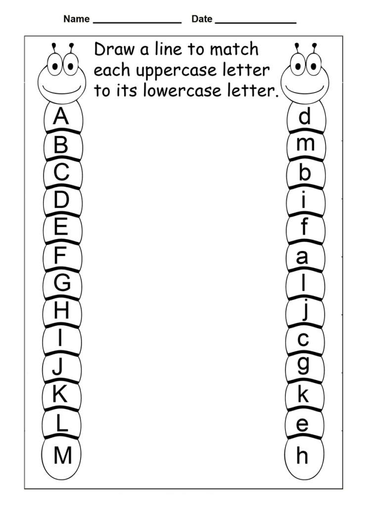 4 Year Old Worksheets Printable | Practice | Preschool For Alphabet Worksheets Year 1