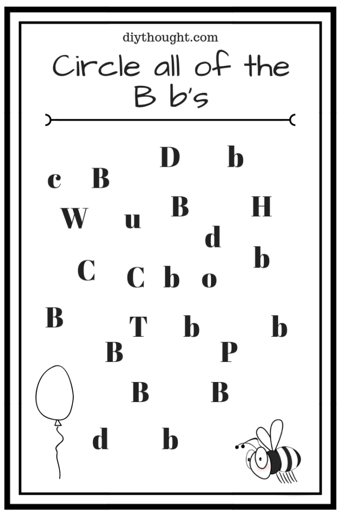 5 Letter B Preschool Printables | Preschool Printables Intended For Letter B Worksheets Printable