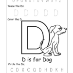 5 Letter D Worksheets Alphabet Phonics Worksheets Intended For Letter D Worksheets Free