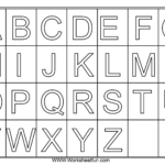 A Z Alphabet Coloring Pages Download And Print For Free Pertaining To A Z Alphabet Worksheets Kindergarten