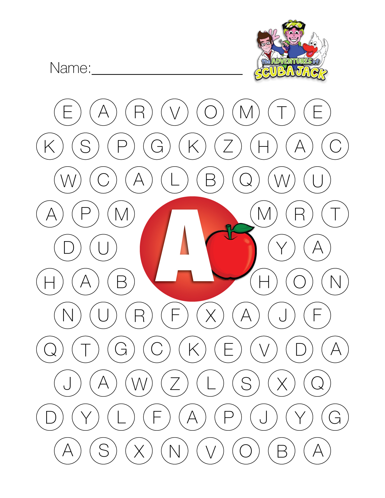 A-Z Dauber Worksheets That Are A Blast! | The Preschool with Alphabet Dauber Worksheets