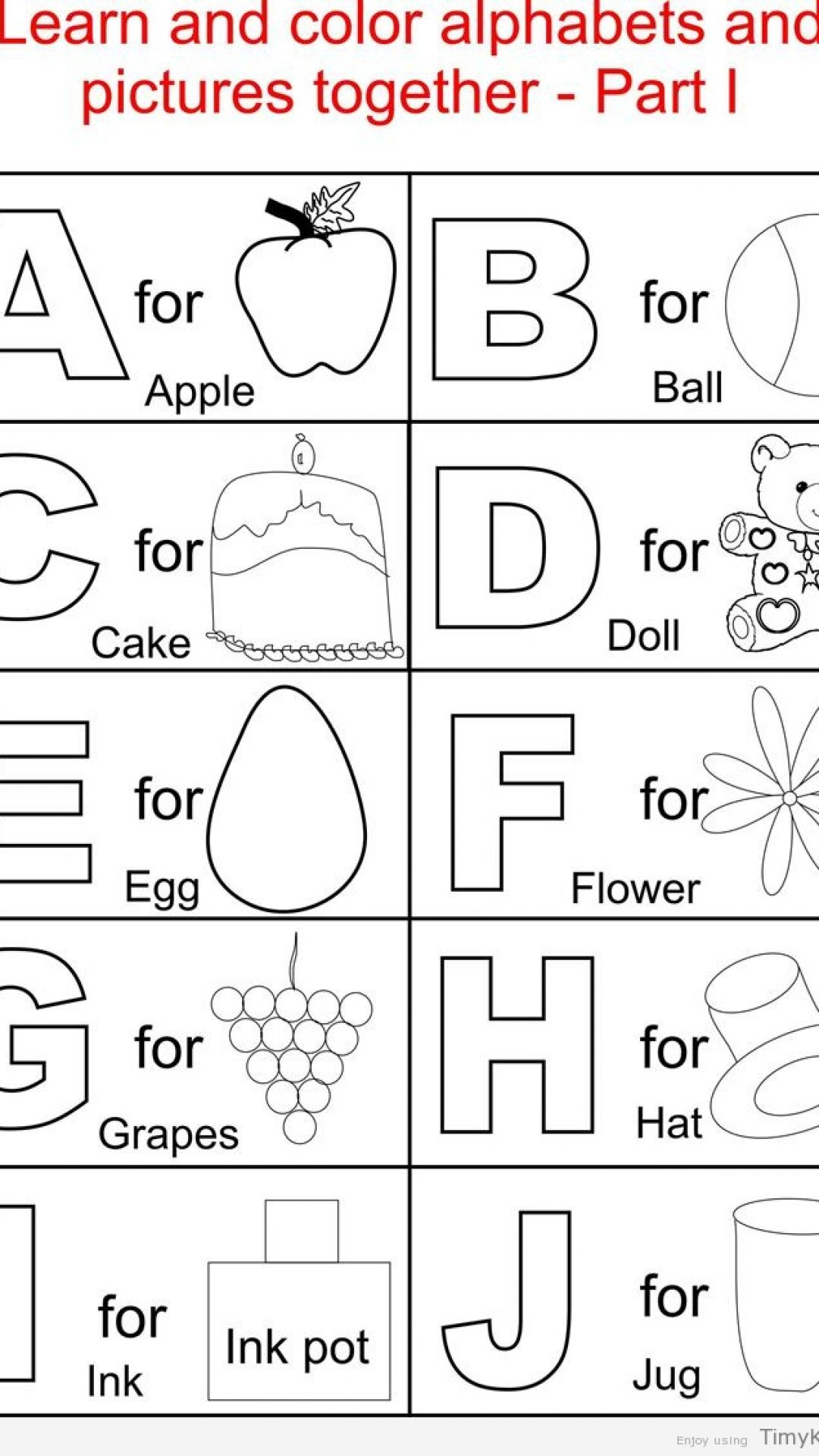 Alphabet Coloring Worksheets Pdf | AlphabetWorksheetsFree.com