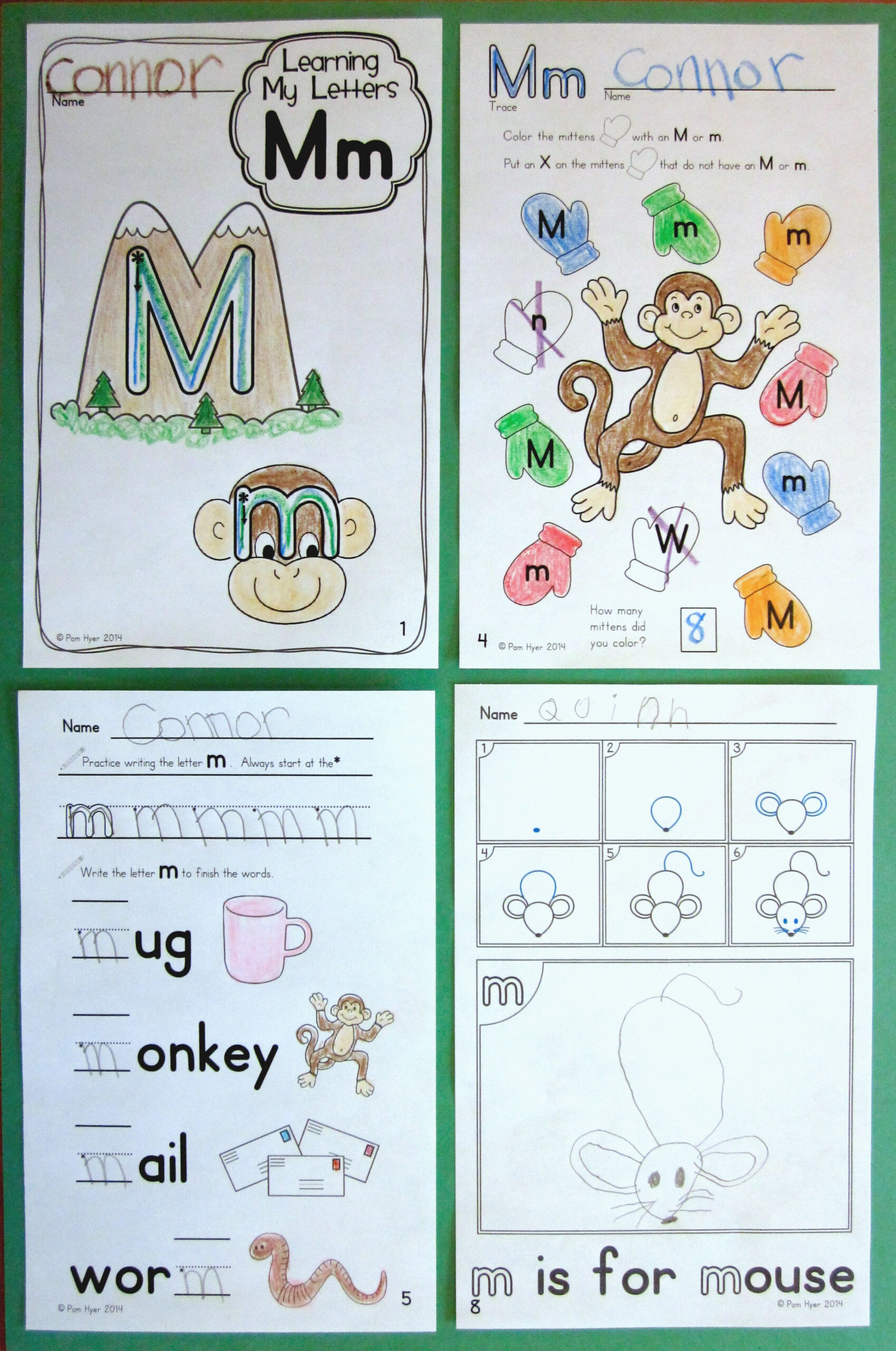 Alphabet Activities: Learning My Letters [Mm] | Kindergarten within Letter M Worksheets For First Grade
