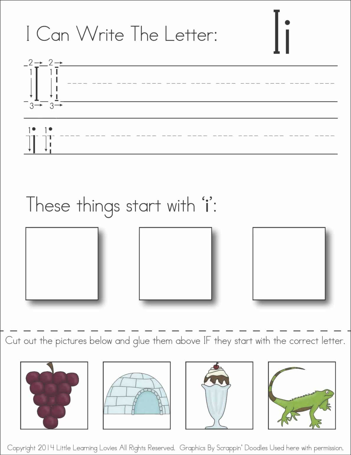 Alphabet Activities – Little Learning Lovies with regard to Letter E Worksheets Cut And Paste