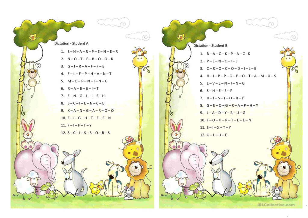 Alphabet Dictation   English Esl Worksheets With Regard To Alphabet Dictation Worksheets