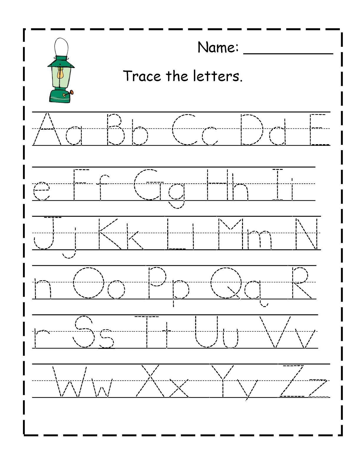 Alphabet Free Writing Worksheets For Kindergarten intended for Alphabet Writing Worksheets For Kindergarten