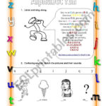 Alphabet Games   Esl Worksheetbienke Throughout Letter V Worksheets Sparklebox