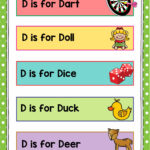 Alphabet Letter Of The Week D | Phonics Reading, Teaching With Letter D Worksheets For 1St Grade