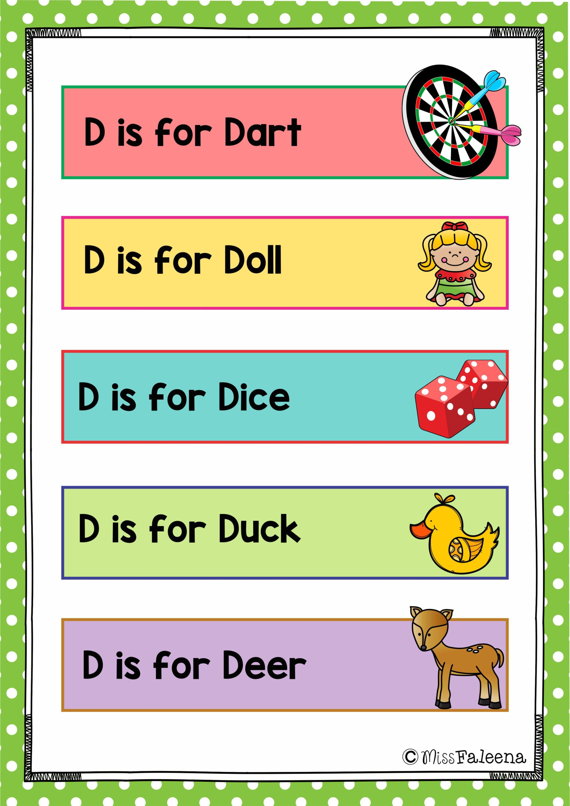 Alphabet Letter Of The Week D | Phonics Reading, Teaching with Letter D Worksheets For 1St Grade