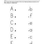 Alphabet Matching Worksheets | The Resources Of Islamic Inside Alphabet Matching Worksheets For Nursery