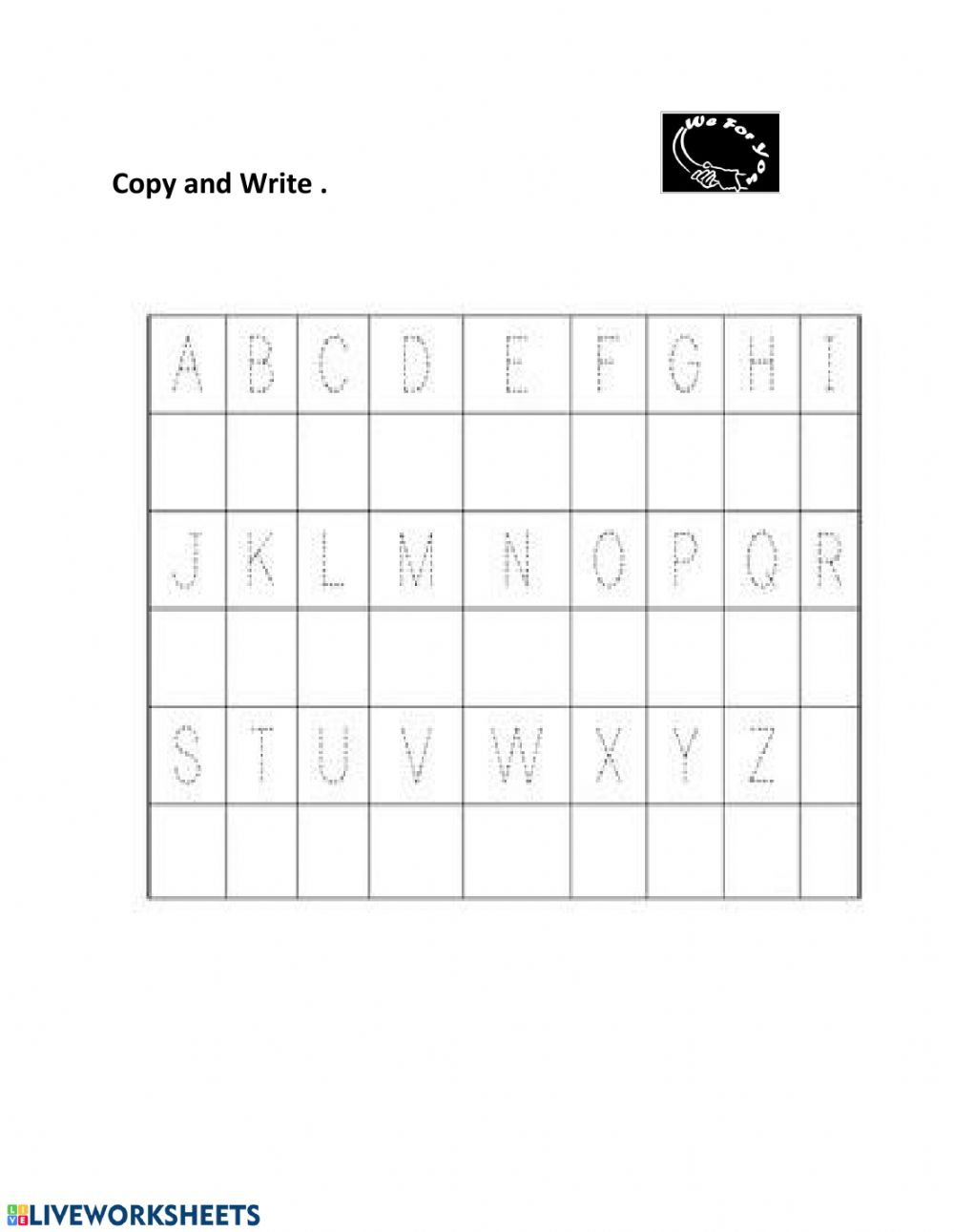 Alphabet: Online And Pdf Worksheet inside Alphabet Search Worksheets