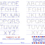 Alphabet Tracing Worksheets With Arrows In Alphabet Tracing Worksheets With Arrows