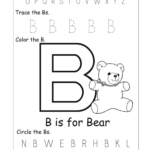 Alphabet Worksheet Big Letter B Doc | Preschool  Alphabet Regarding Alphabet Worksheets Letter B
