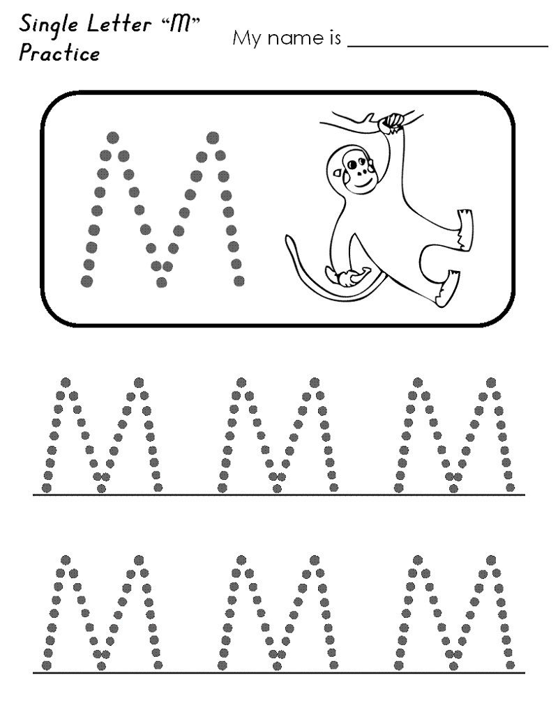Alphabet Worksheet For Download. Alphabet Worksheet pertaining to Letter M Worksheets For Preschoolers