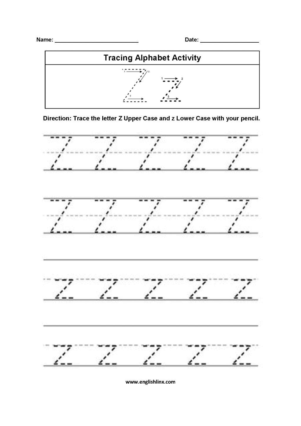 Alphabet Handwriting Worksheets A To Z Pdf ...