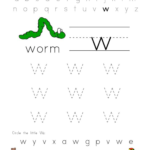 Alphabet Worksheets For Preschoolers | Alphabet Worksheet Intended For Letter W Worksheets For Pre K