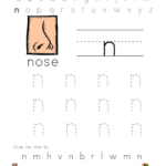 Alphabet Worksheets For Preschoolers | Alphabet Worksheet Within Letter N Worksheets For Pre K