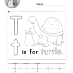 Alphabet Worksheets (Free Printables)   Doozy Moo Regarding Letter T Worksheets For First Grade