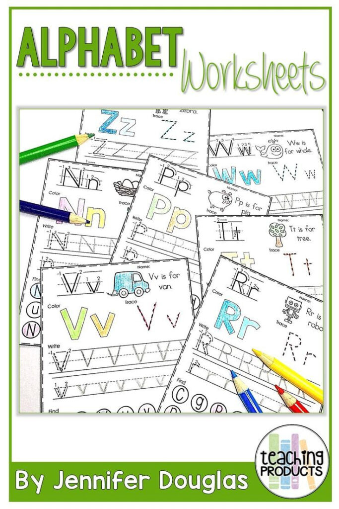 Alphabet Worksheets | Teaching Products For Teachers Inside Alphabet Worksheets For Special Needs
