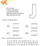 Alphabet Worksheetstrace And Print Letter J. Practice With Regard To Letter J Worksheets Sparklebox