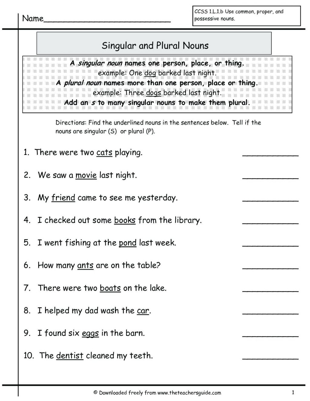 Article And An Worksheets For Kindergarten Pdf Letter Using intended for Letter 1 Worksheets