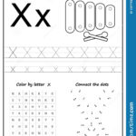 Az Worksheets For Kindergarten Kids Writing Letter X Intended For X Letter Worksheets
