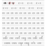 Basic Modern Calligraphy Practice Sheets@theinkyhand In Alphabet Practice Worksheets Pdf