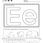 Best Of Preschool Letter E Worksheet | Educational Worksheet Inside Letter S Worksheets Preschool