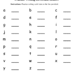 Capital And Lowercase Letters To Print | Kiddo Shelter Inside Alphabet Worksheets Lowercase