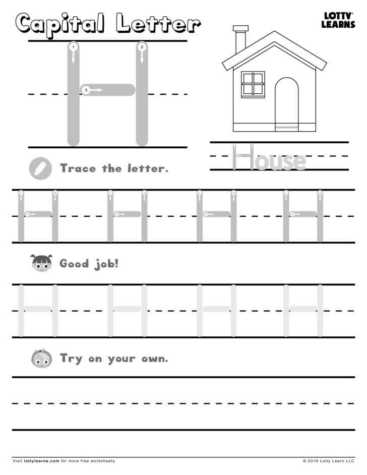 Letter h worksheets free printables alphabetworksheetsfree