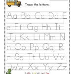 Coloring Book : Printable Letter Tracing Sheets For Within Alphabet Tracing Worksheets For Kindergarten Pdf