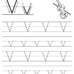 Coloring Book : Printable Letters V Free Letter Tracing For Letter V Worksheets For Preschoolers