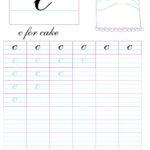 Cursive Small Letter 'c' Worksheet | Cursive Small Letters Pertaining To Letter S Worksheets Sparklebox