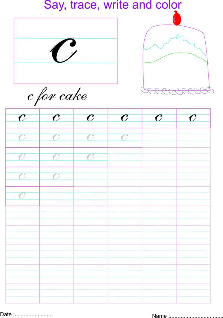 Cursive Small Letter &amp;#039;c&amp;#039; Worksheet | Cursive Small Letters pertaining to Letter S Worksheets Sparklebox