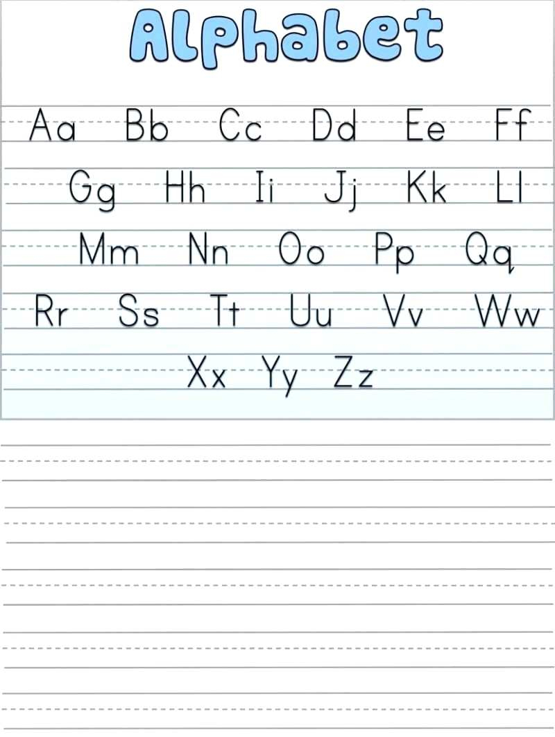 Alphabet Handwriting Worksheets A To Z | AlphabetWorksheetsFree.com