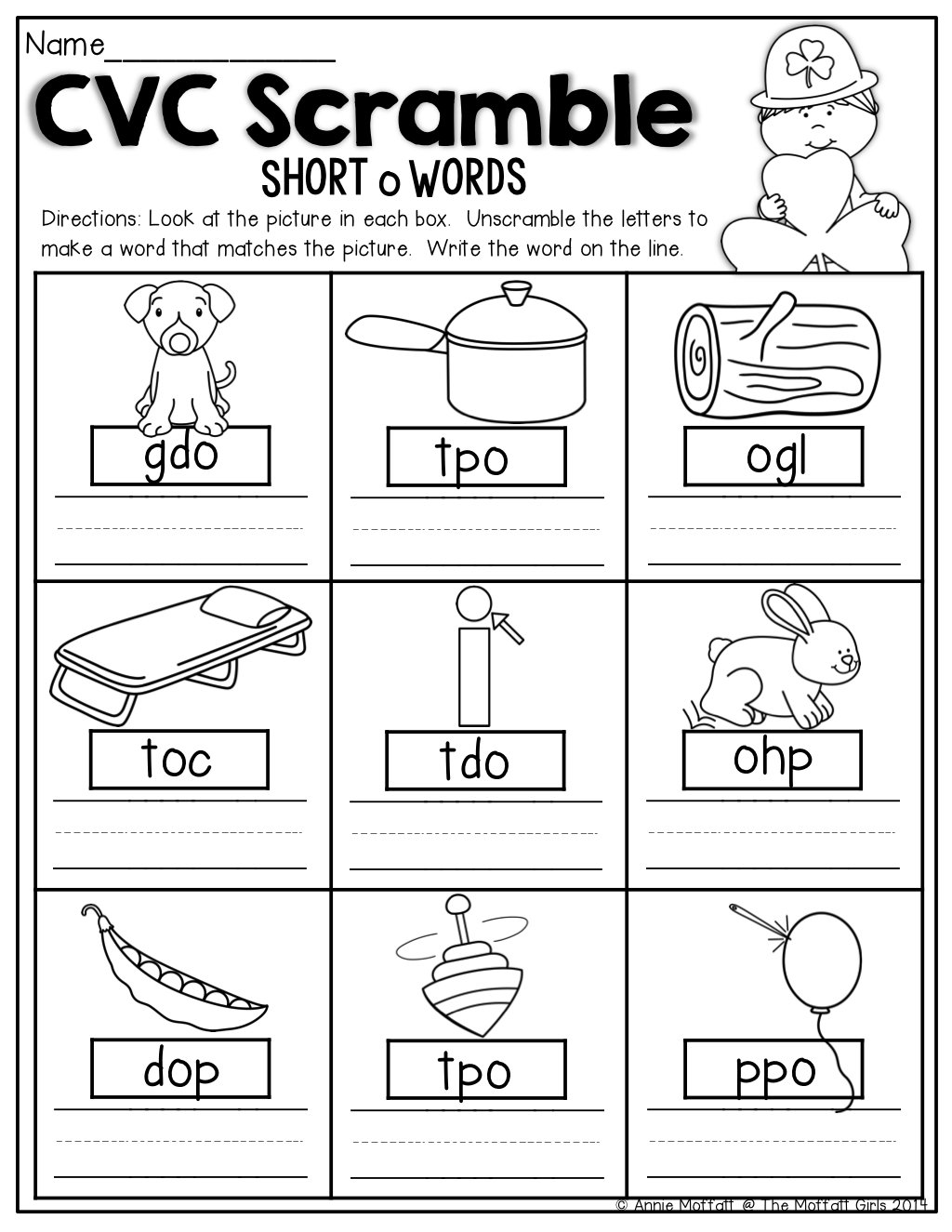 Cvc Scramble! Unscramble The Letter To Make A Word That within Alphabet Jumble Worksheets