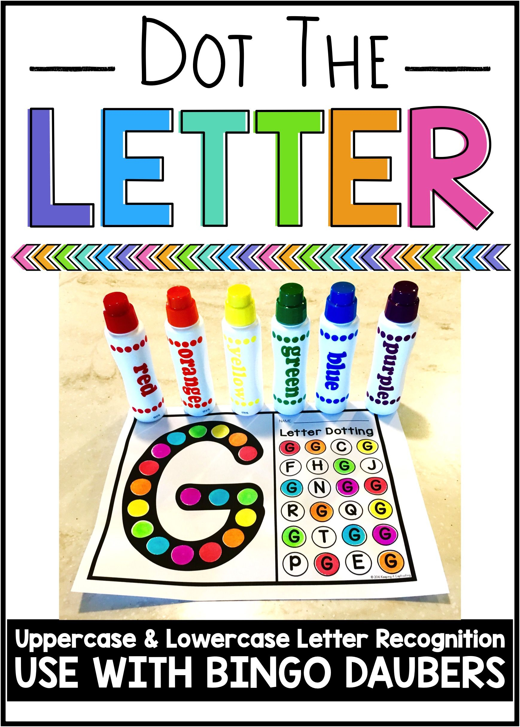 Dot The Letter | Preschool Letters, Learning Letters inside Alphabet Dauber Worksheets