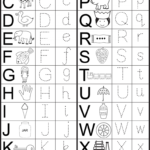 English Alphabet Worksheet Capital Letters | Preschool Within Alphabet Worksheets With Pictures