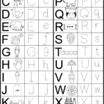 English Alphabet Worksheet For Kindergarten | Preschool With Alphabet Worksheets English