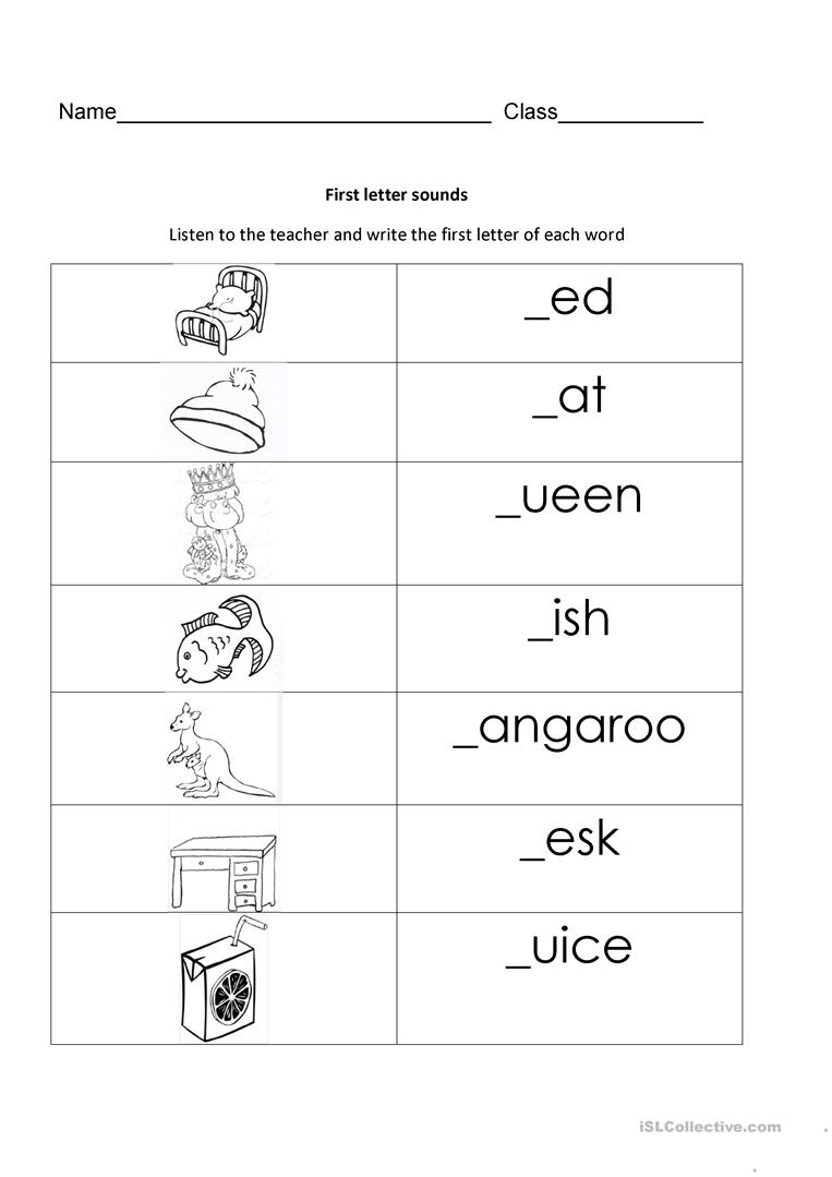 English Esl Letter Sounds Worksheets - Most Downloaded (9 intended for Alphabet Sounds Worksheets Esl