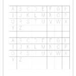English Worksheet   Alphabet Tracing   Capital Letters Pertaining To Alphabet Handwriting Worksheets A To Z Printable