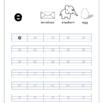 English Worksheet   Alphabet Tracing   Small Letter E Regarding Alphabet Tracing Worksheets E