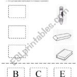 English Worksheets: Alphabet Cut And Paste Intended For Alphabet Worksheets Cut And Paste