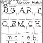 Fall Kindergarten Worksheets For November | Kindergarten Intended For Letter Matching Worksheets Cut And Paste
