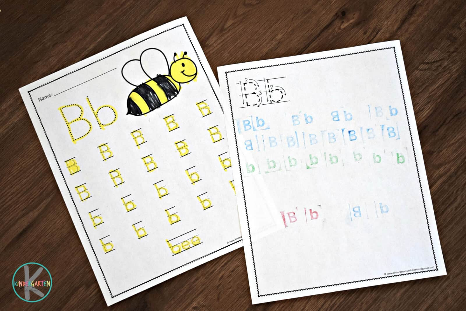 Free A To Z Letter Practice – Kindergarten Worksheets And Games inside Free Alphabet Worksheets For 1St Grade