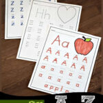 Free A To Z Letter Practice   These Free Printable In Alphabet Handwriting Worksheets A To Z For Preschool To First Grade