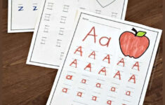 Free A To Z Letter Practice – These Free Printable in Alphabet Handwriting Worksheets A To Z For Preschool To First Grade