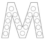 Free Letter M Do A Dot Printables   Uppercase & Lowercase Intended For Alphabet Review Worksheets Free