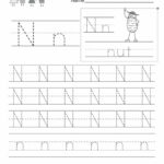 Free Letter N Worksheets Pictures   Alphabet Free Preschool With Letter Nn Worksheets